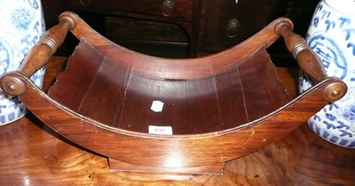 Lot 490 - Mahogany cheese coaster