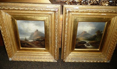 Lot 536 - W Harrop, pair of oils on millboard, framed (2)