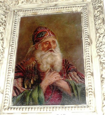 Lot 543 - Oil of a Greek priest