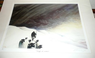 Lot 545 - MacKenzie Thorpe print 'Through All Weathers', signed and numbered