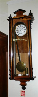 Lot 584 - A 'Vienna' type wall clock