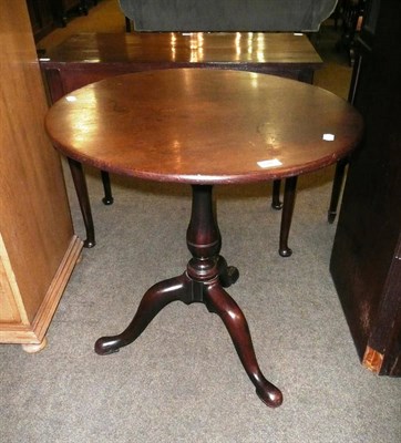 Lot 627 - Victorian mahogany tripod occasional table