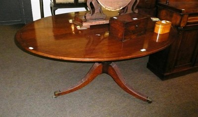 Lot 639 - Late George III oval breakfast table