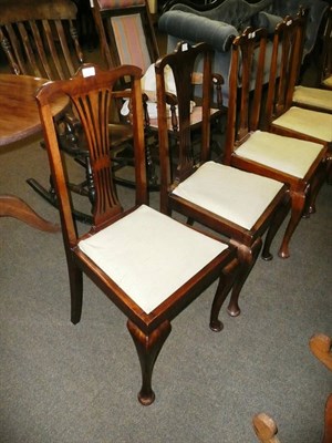 Lot 644 - A set of eight Edwardian dining chairs