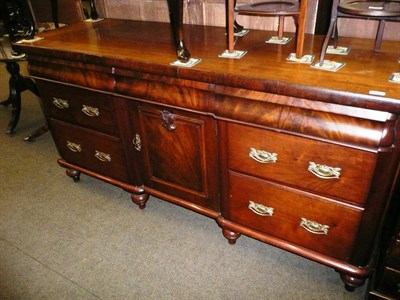 Lot 694 - 19th century mahogany sideboard