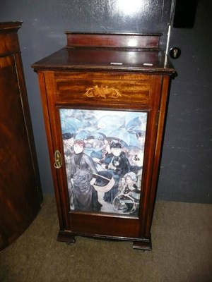 Lot 705 - Edwardian music cabinet