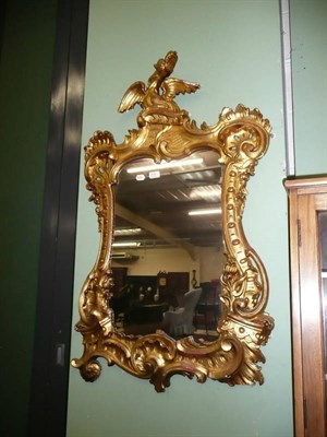 Lot 711 - Giltwood mirror