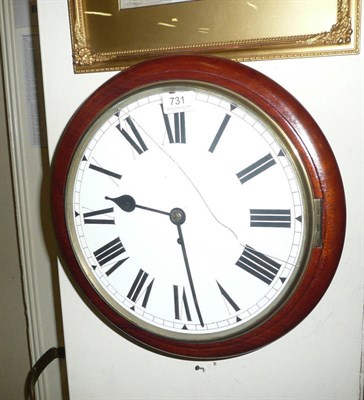 Lot 731 - A single fusee wall clock