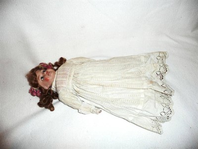 Lot 10 - English bisque shoulder head doll