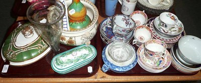 Lot 22 - Decorative ceramics including Copeland Spode, breakfast cups and saucers, vases, plates, tureen...