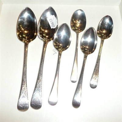 Lot 64 - Six silver spoons