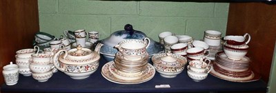 Lot 97 - A 19th century English porcelain part tea service, two other tea services, Royal Copenhagen...
