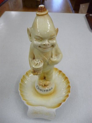 Lot 110 - A Chairman advertising figure, printed mark to base, Royal Staffordshire pottery, Wilkinson...