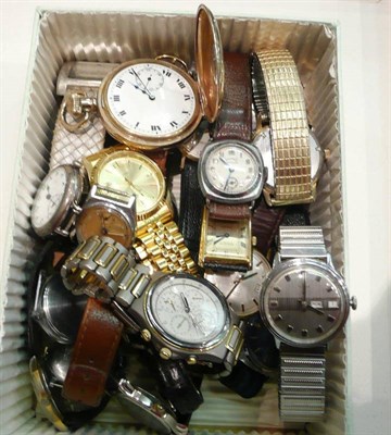 Lot 165 - Quantity of wrist and pocket watches