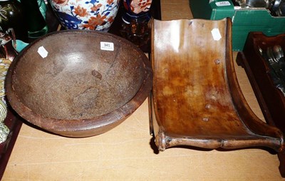 Lot 341 - Cheese coaster and butter bowl