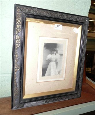 Lot 410 - A framed photograph signed 'Alice'