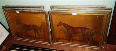 Lot 418 - After Harry Moore, champion race horses - a set of eight colour prints