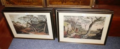 Lot 424 - A set of six Shooting prints after Samuel Howitt