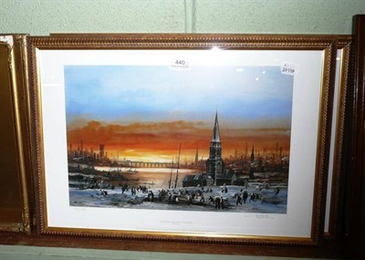 Lot 440 - Braaq - Wintry street scenes, two signed limited edition prints 121/750 and 573/750 (2)