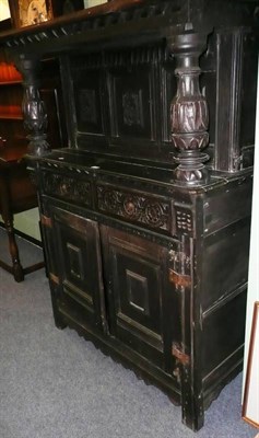 Lot 458 - Oak court cupboard (a.f.)