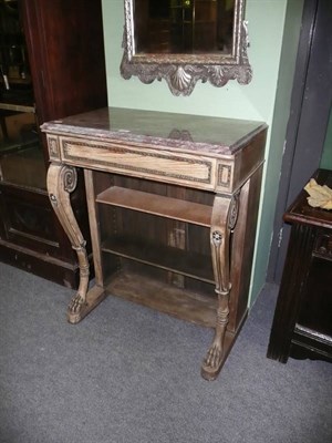 Lot 467 - Regency marble-top pier table