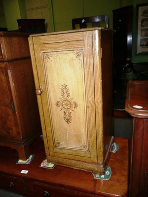 Lot 487 - A scumbled pine pot cupboard