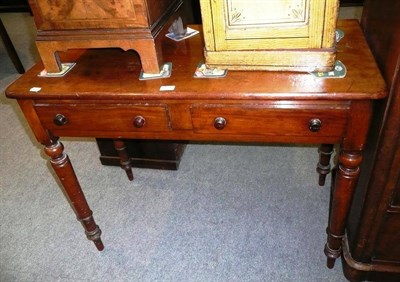 Lot 489 - Victorian mahogany hall table