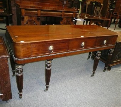 Lot 546 - Regency mahogany square piano (converted to a sideboard)