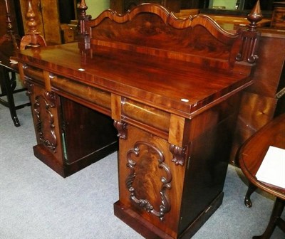 Lot 551 - Victorian mahogany sideboard