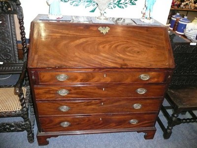 Lot 594 - Mahogany bureau