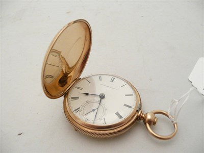 Lot 68 - Full hunter pocket watch, dial inscribed 'American Watch Co'
