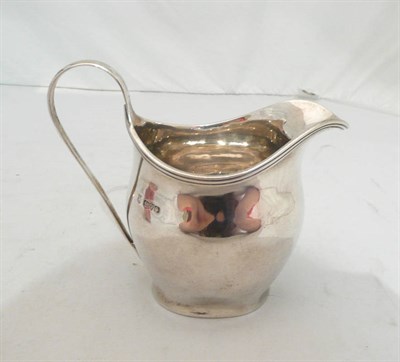 Lot 120 - Silver cream jug