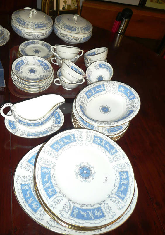 Lot 435 - Coalport 'Revelry' eight place setting dinner service