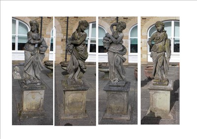 Lot 1747 - David Sharp: The Four Seasons, each 185cm high