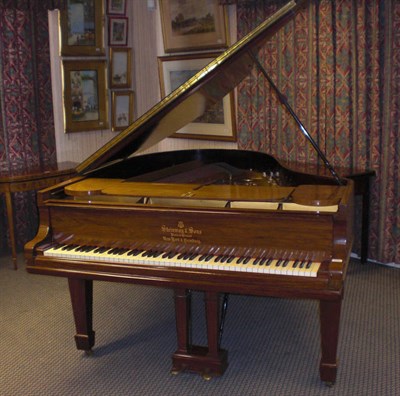 Lot 1619A - A Steinway & Sons Rosewood Cased 5' 10" Grand Piano, Model No.143037, on square tapered legs...