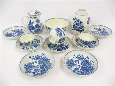 Lot 114 - A Group of Caughley Blue and White Transfer Printed Porcelain, late 18th century, comprising a...