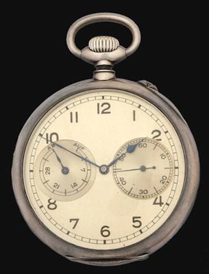 Lot 379 - A German Silver Deck Watch, signed A Lange & Sohne, Glashutte,  No.200250, circa 1945, gilt...