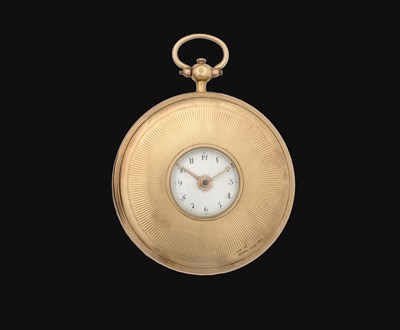 Lot 380 - An 18ct Gold Verge Pocket Watch, circa 1820, gilt finished movement with verge escapement,...