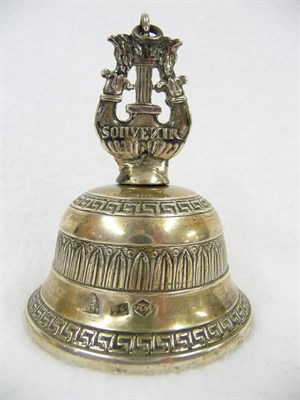 Lot 408 - A Russian Silver Table Bell, maker's mark unrecorded (possibly Pavel Nikitin), Moscow 1835, the...