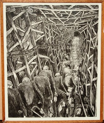 Lot 759 - After Tom McGuinness (1926-2006) "Busty G 24's Salvage Men" Signed artist's proof, limited...