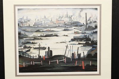 Lot 767 - After Lawrence Stephen Lowry R.A. (1887-1976) "The Lake, 1937" Inscribed with the title and...