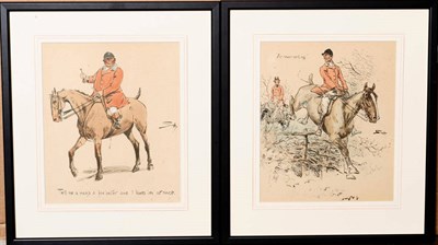 Lot 771 - Charles Johnson Payne called "Snaffles" (1884-1967) "Tell me a Man's a Fox 'unter and I loves im at