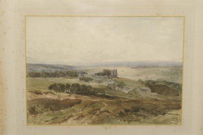 Lot 792 - Edmund Morison Wimperis R.I. (1835-1900) "Bowes Castle, County Durham" Signed with the artist's...