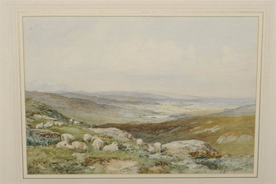 Lot 794 - David Bates (1840-1921) "From the Summit of Wansfell" Signed, inscribed with the title and...