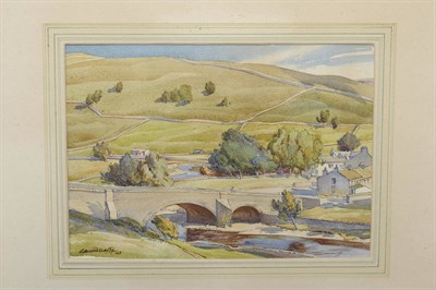 Lot 846 - Edward Mossforth Neatby R.M.S., A.R.C.A.(Lond) (1888-1949) "Kettlewell Bridge, Yorkshire"...