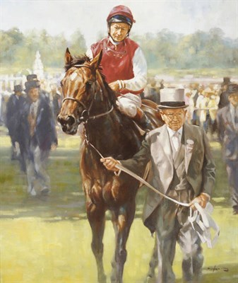 Lot 931 - Graham Isom (b.1945)  "Cork and Orrery Stakes, Ascot 17th June 1993", Sir Vincent O'Brien...