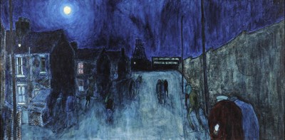 Lot 943 - Tom McGuinness (1926-2006) "Night Shift at Easington" Signed, inscribed with the title and numbered