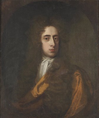 Lot 951 - English School (17th/18th century) Portrait of a Gentleman, head and shoulders, wearing period...