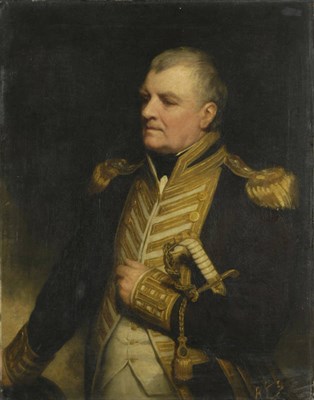 Lot 959 - Attributed to Lemuel Francis Abbott (c.1760-1802) Portrait of Admiral James Douglas, three...