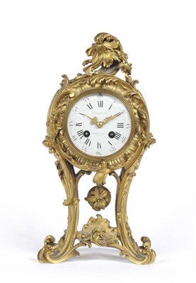 Lot 996 - An Ormolu Striking Mantel Clock, Retailed by Lopes & Cie, 17 Rue des Tournelies, Paris, circa 1880